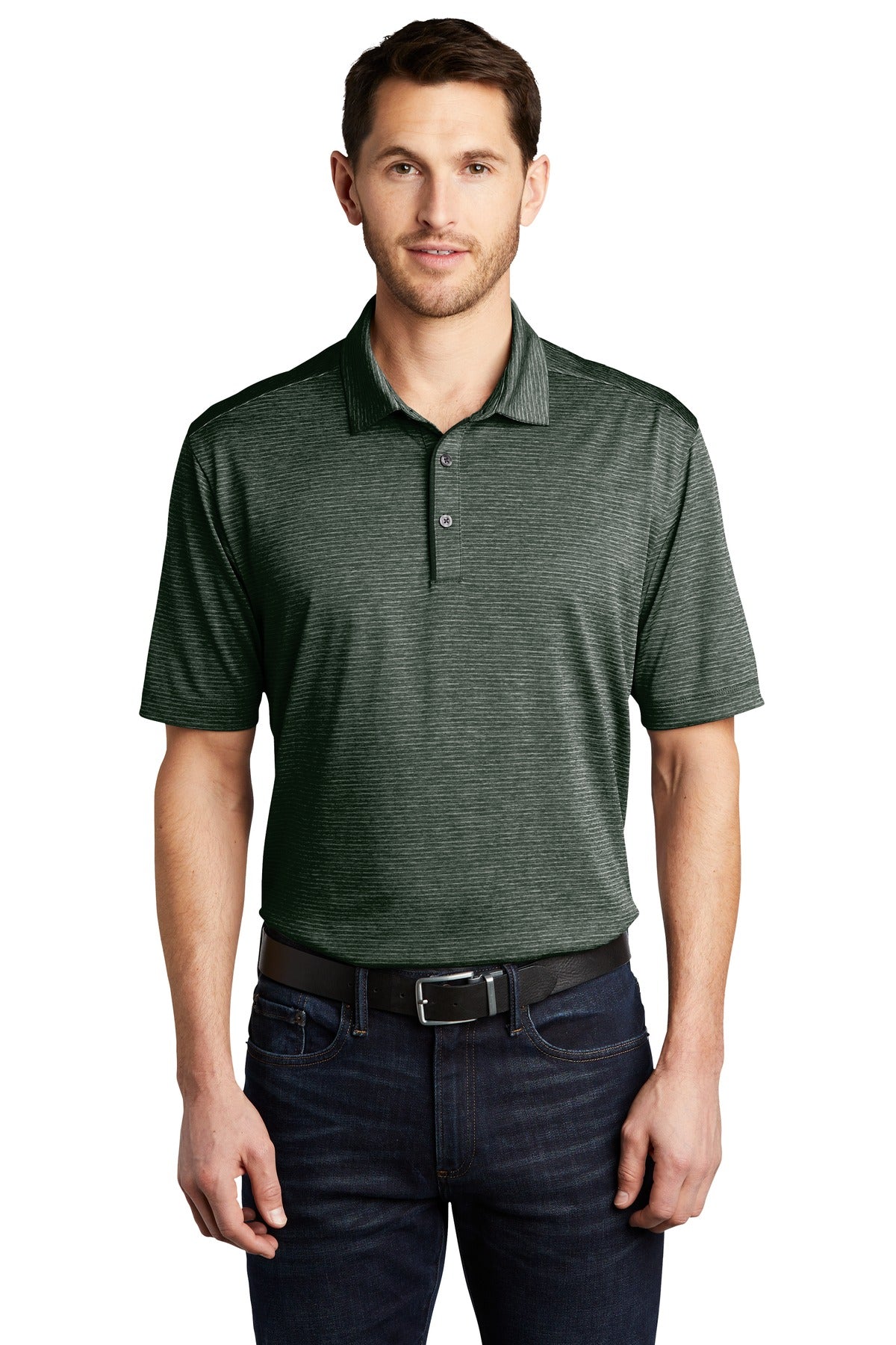 Port Authority Men's Shadow Stripe Polo. K585 Port Authority