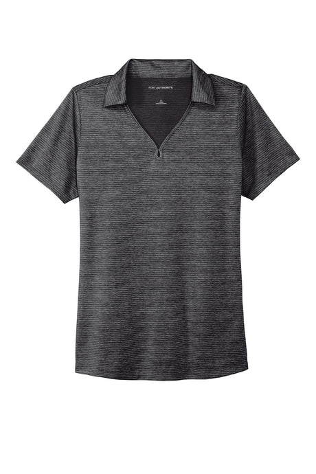 Port Authority Ladies Shadow Stripe Polo. LK585 Port Authority