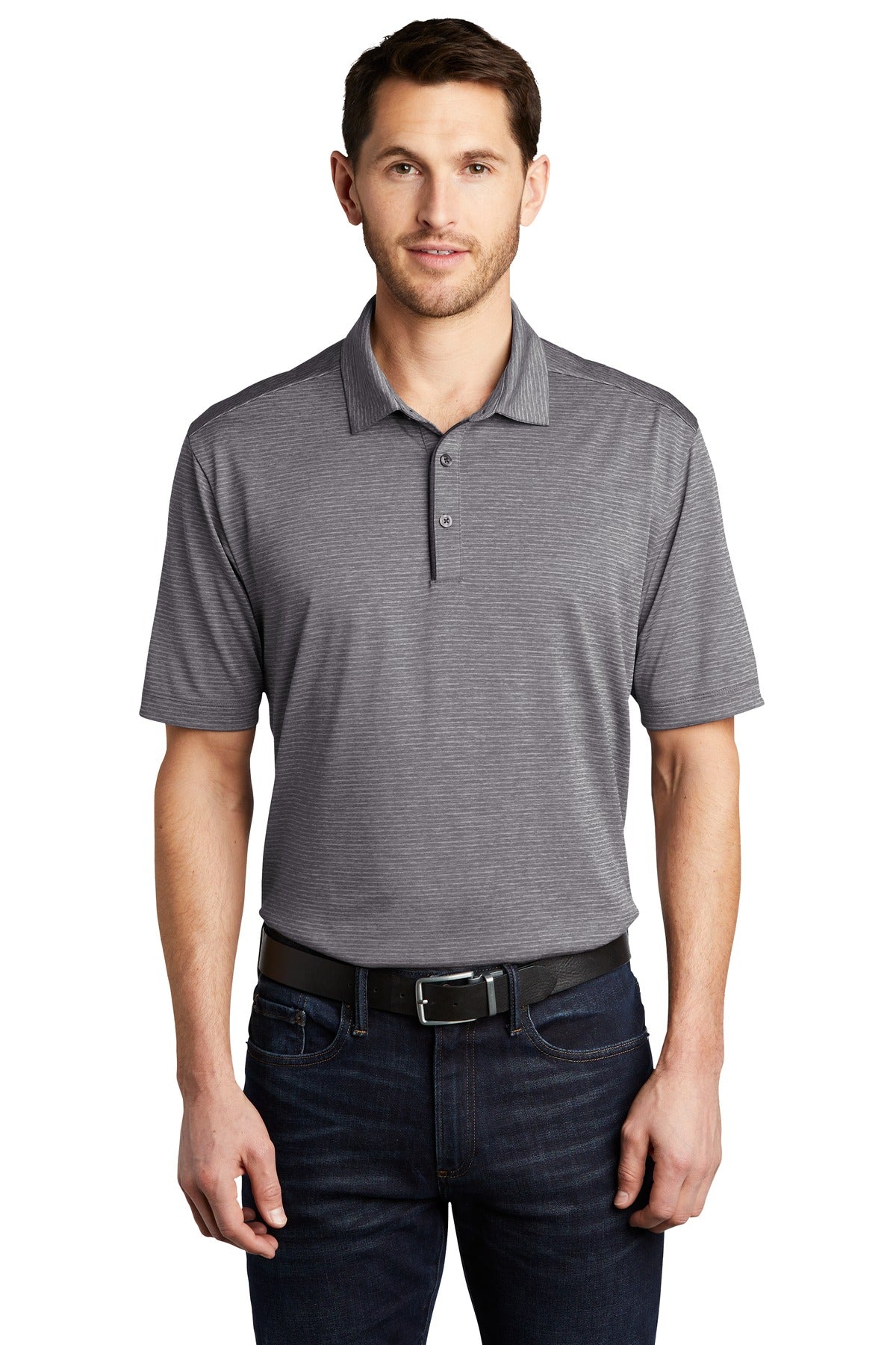 Port Authority Men's Shadow Stripe Polo. K585 Port Authority
