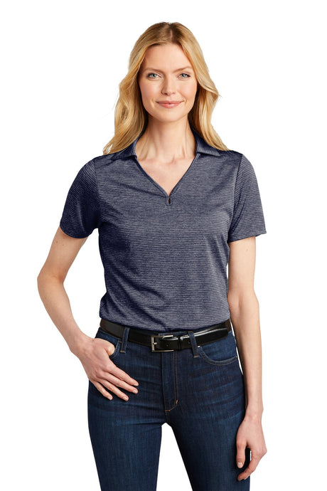 Port Authority Ladies Shadow Stripe Polo. LK585 Port Authority