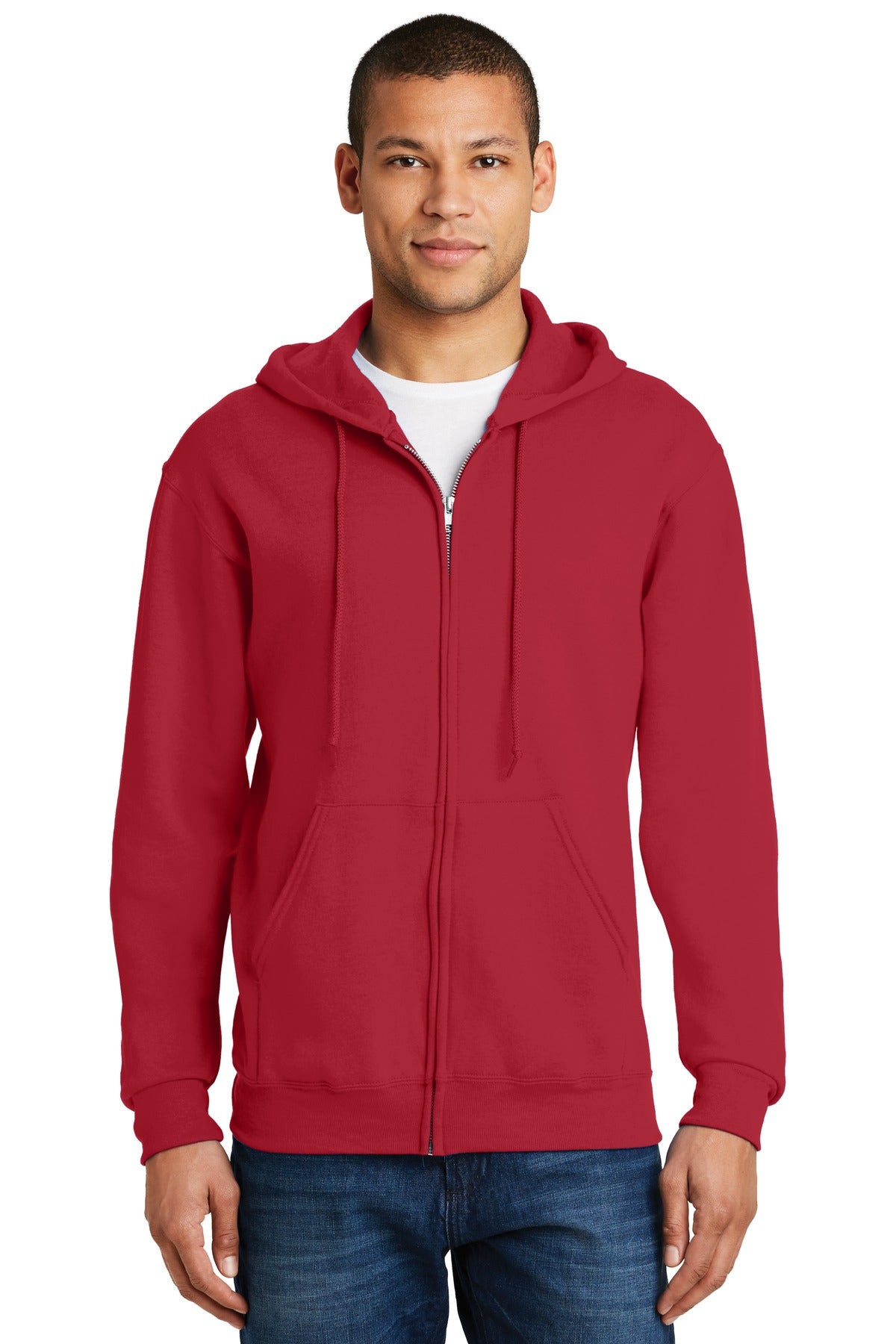 JERZEES Men's NuBlend Full-Zip Hooded Sweatshirt JERZEES