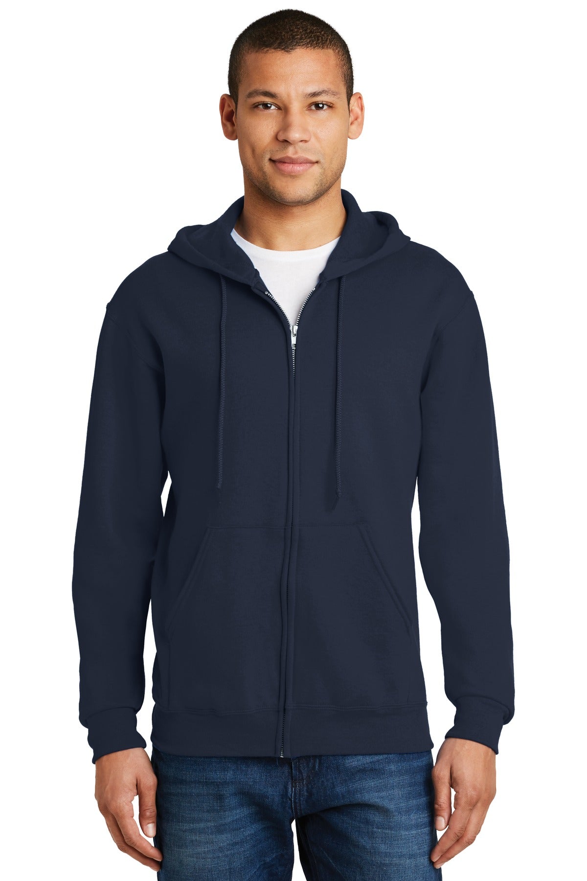 JERZEES Men's NuBlend Full-Zip Hooded Sweatshirt JERZEES