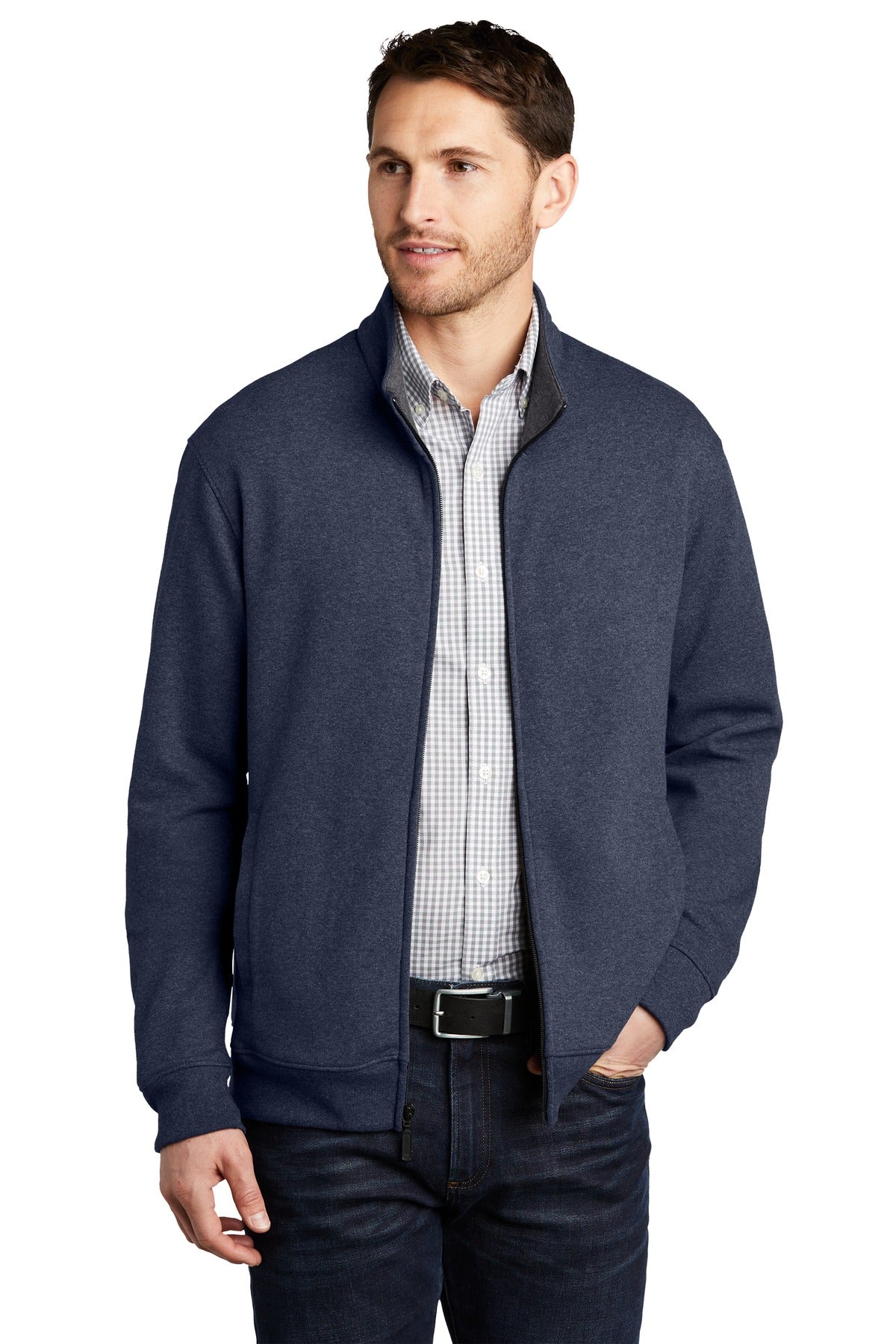 Port Authority Men's Interlock Full-Zip. K809 Port Authority