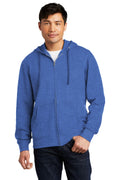 District Men's V.I.T.Fleece Full-Zip Hoodie DT6102 1 of 2 District