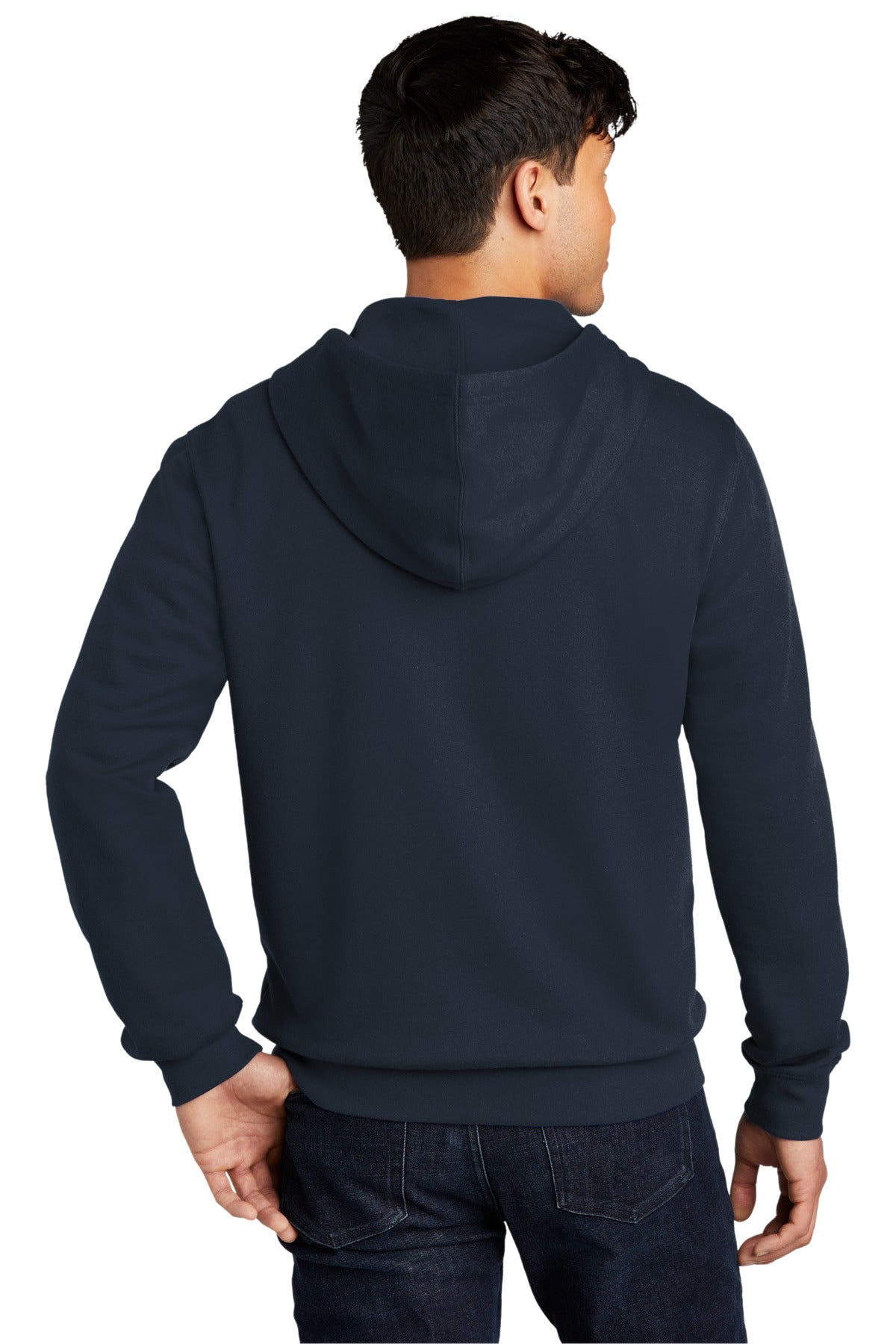 District Men's V.I.T.Fleece Full-Zip Hoodie DT6102 1 of 2 District