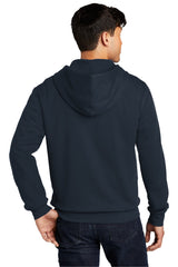 District Men's V.I.T.Fleece Full-Zip Hoodie DT6102 1 of 2 District