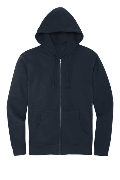 District Men's V.I.T.Fleece Full-Zip Hoodie DT6102 1 of 2