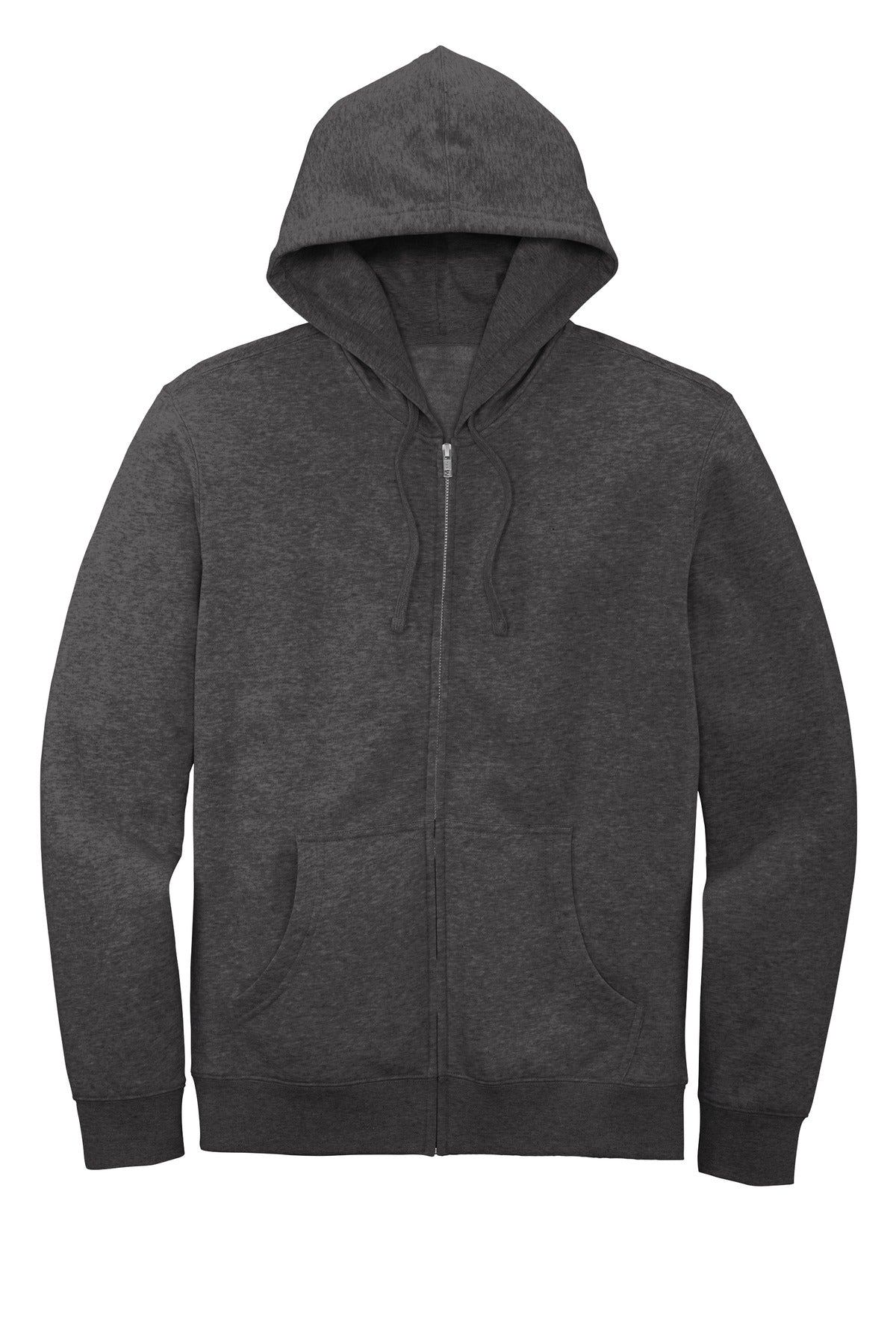District Men's V.I.T.Fleece Full-Zip Hoodie DT6102 1 of 2 District