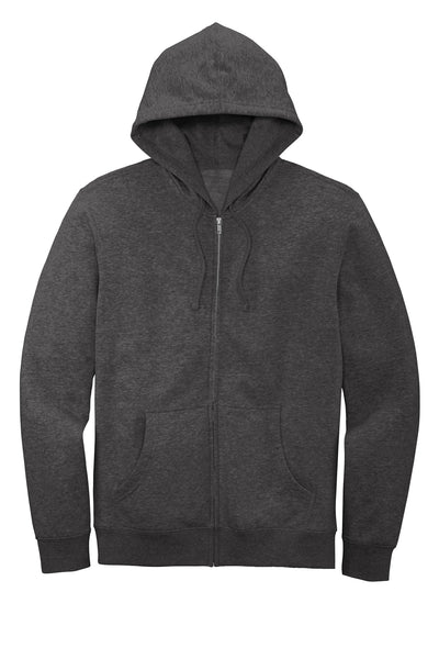 District Men's V.I.T.Fleece Full-Zip Hoodie DT6102 1 of 2