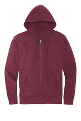 District Men's V.I.T.Fleece Full-Zip Hoodie DT6102 1 of 2 District