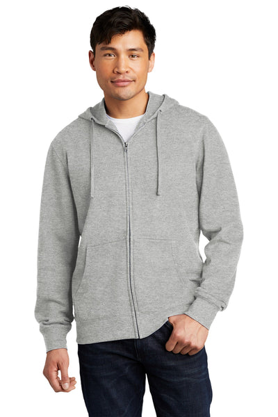 District Men's V.I.T.Fleece Full-Zip Hoodie DT6102 1 of 2