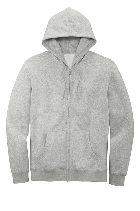 District Men's V.I.T.Fleece Full-Zip Hoodie DT6102 1 of 2 District