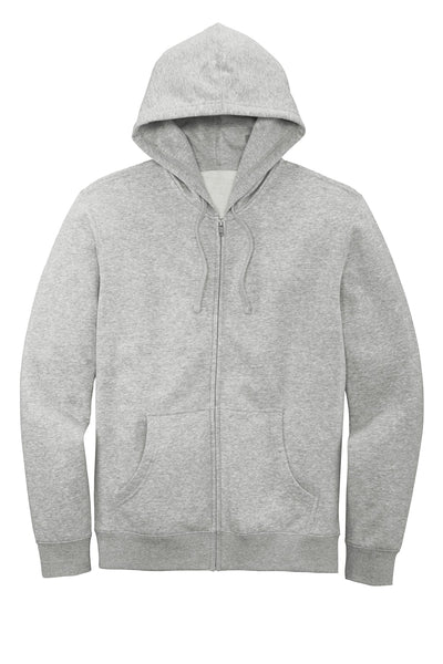 District Men's V.I.T.Fleece Full-Zip Hoodie DT6102 1 of 2