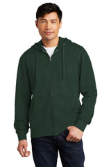 District Men's V.I.T.Fleece Full-Zip Hoodie DT6102 1 of 2 District