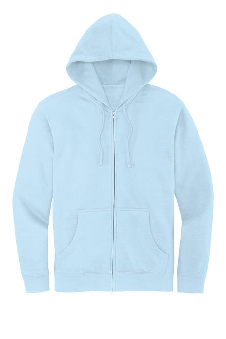 District Men's V.I.T.Fleece Full-Zip Hoodie DT6102 1 of 2 District