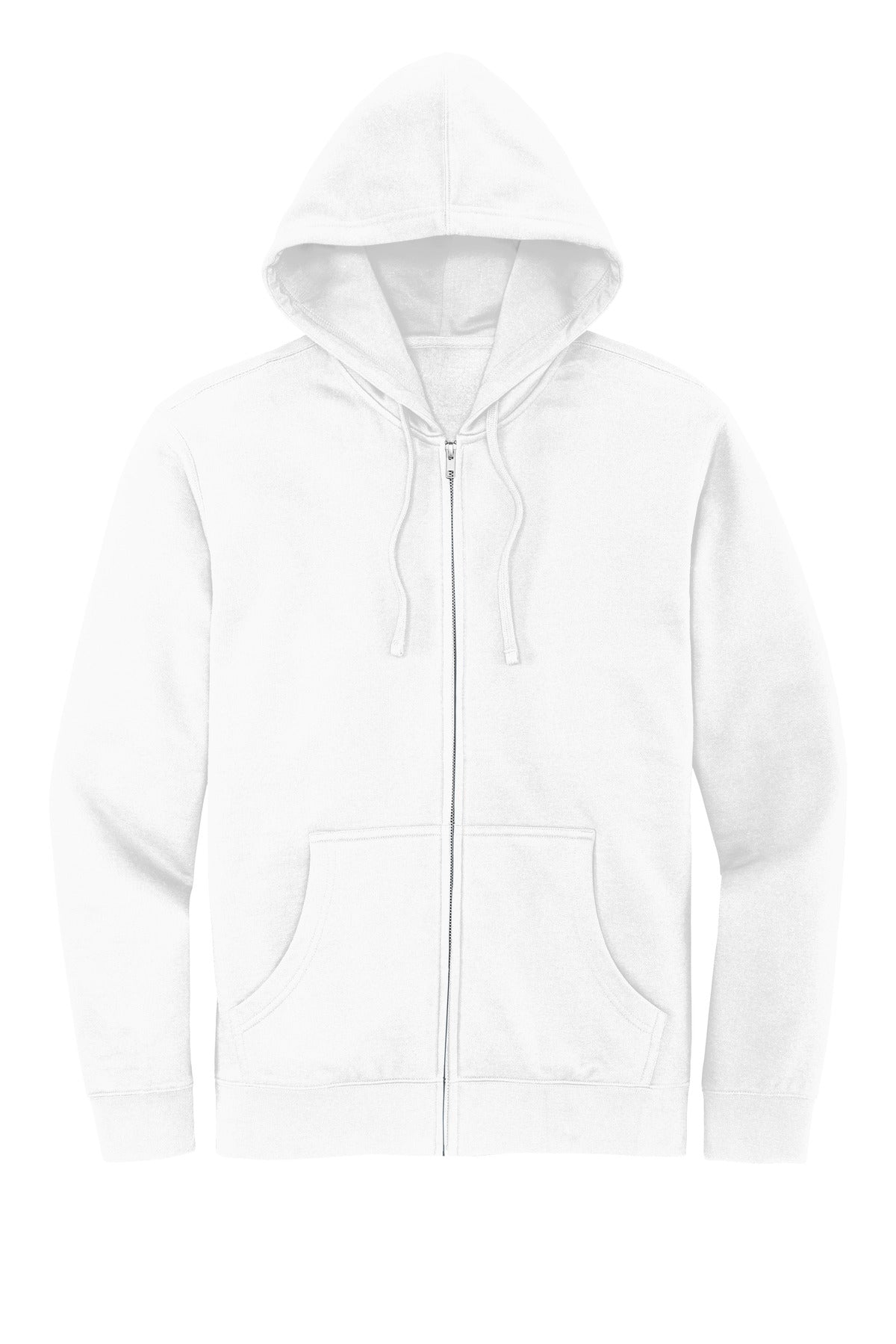 District Men's V.I.T.Fleece Full-Zip Hoodie DT6102 1 of 2 District