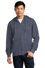 District Men's V.I.T.Fleece Full-Zip Hoodie DT6102 1 of 2 District
