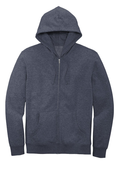 District Men's V.I.T.Fleece Full-Zip Hoodie DT6102 1 of 2
