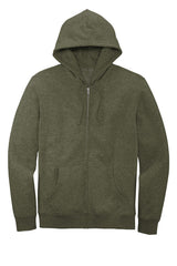 District Men's V.I.T.Fleece Full-Zip Hoodie DT6102 1 of 2 District