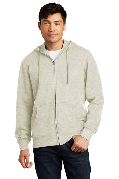 District Men's V.I.T.Fleece Full-Zip Hoodie DT6102 1 of 2