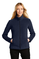 Port Authority Ladies Ultra Warm Brushed Fleece Jacket. L211 Port Authority