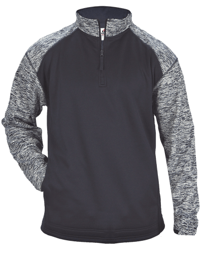 Badger Sport Men's Blend Sport Fleece 1/4 Zip Pullover