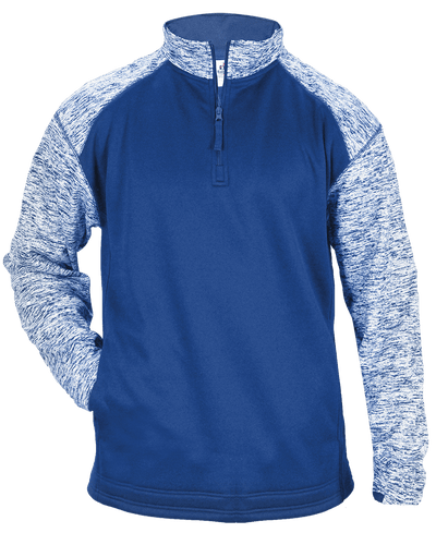 Badger Sport Men's Blend Sport Fleece 1/4 Zip Pullover