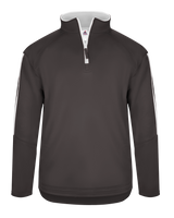 Badger Sport Men's Sideline Fleece 1/4 Zip Pullover Badger