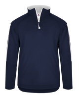 Badger Sport Men's Sideline Fleece 1/4 Zip Pullover Badger