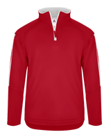 Badger Sport Men's Sideline Fleece 1/4 Zip Pullover Badger