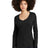 District Women's Perfect Tri Long Sleeve V-Neck Tee DT135 District