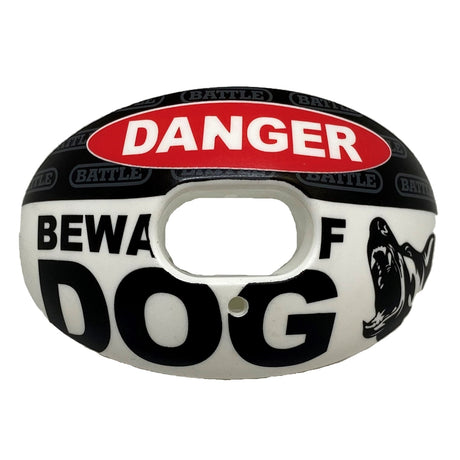 Battle Beware of Dog Oxygen Football Mouthguard Battle