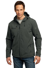 Port Authority Men's Textured Hooded Soft Shell Jacket. J706 Port Authority