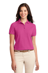 Port Authority Women's Silk Touch Polo.  L500 1 of 4