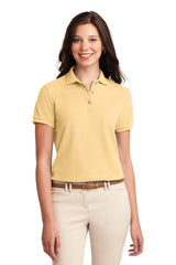 Port Authority Women's Silk Touch Polo.  L500 1 of 4