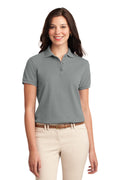 Port Authority Women's Silk Touch Polo.  L500 1 of 4