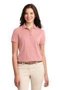 Port Authority Women's Silk Touch Polo.  L500 1 of 4