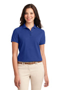 Port Authority Women's Silk Touch Polo.  L500 1 of 4