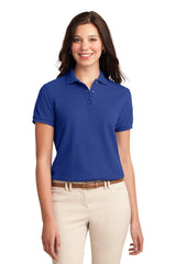 Port Authority Women's Silk Touch Polo.  L500 1 of 4