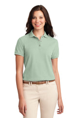 Port Authority Women's Silk Touch Polo.  L500 3 of 4