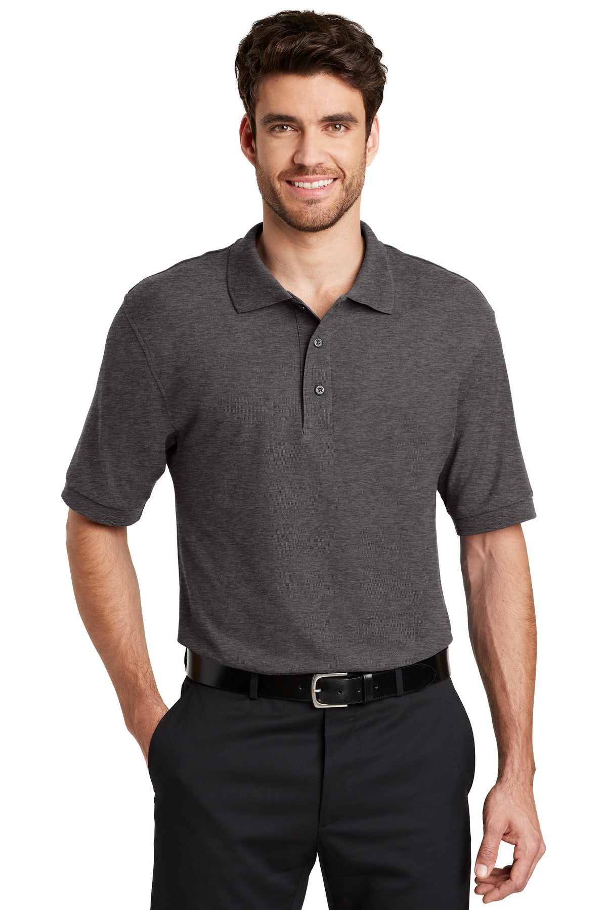 Port Authority Men's Silk Touch Polo.  K500 3 of 4
