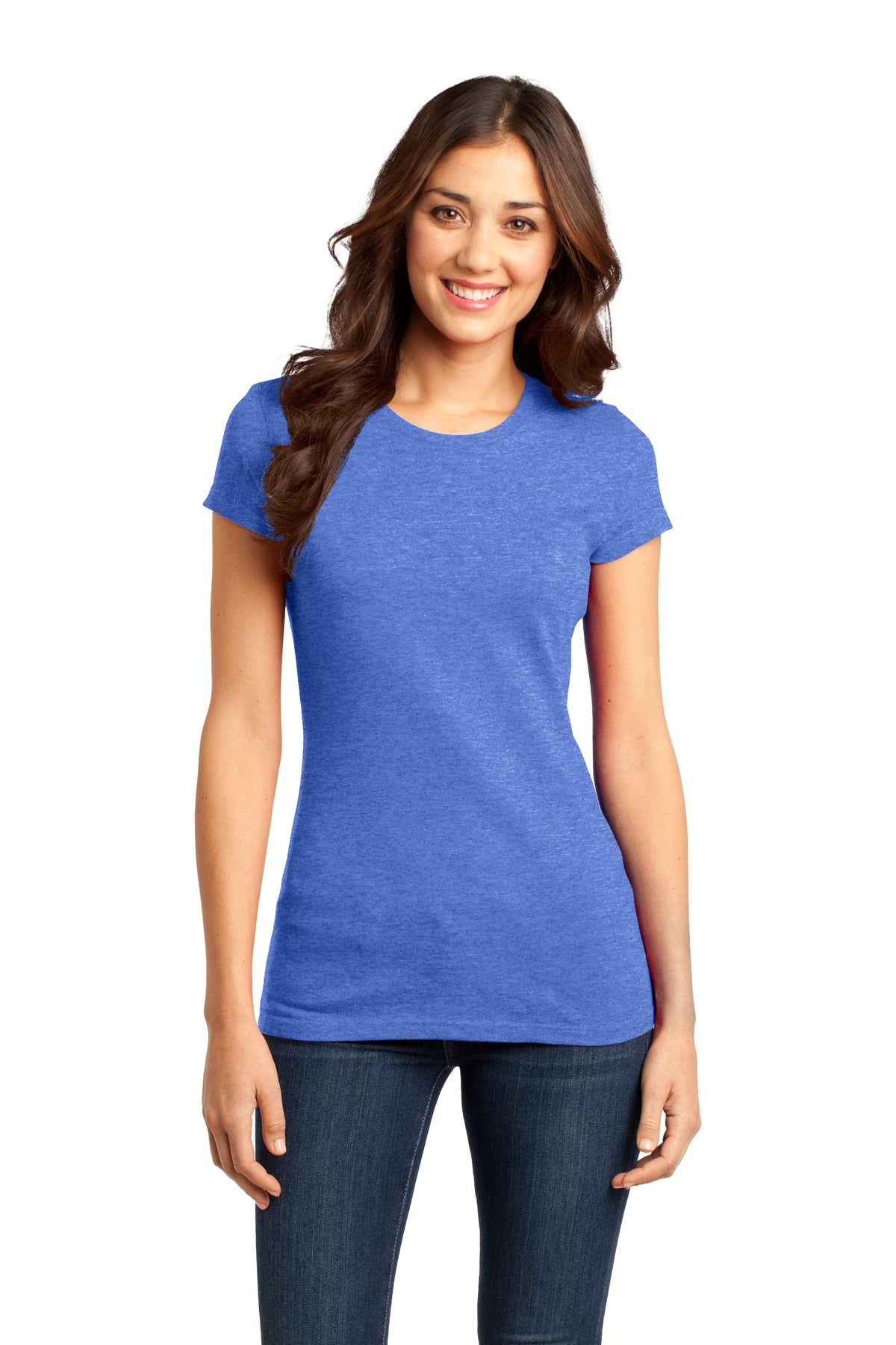 District Women's Fitted Very Important Tee. DT6001 1 of 3 District