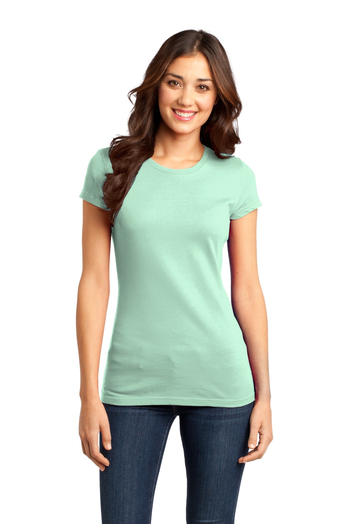 District Women's Fitted Very Important Tee. DT6001 1 of 3 District