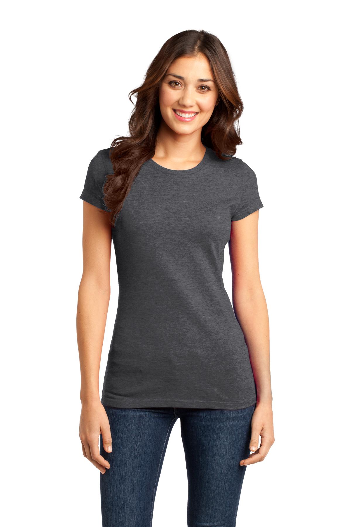 District Women's Fitted Very Important Tee. DT6001 1 of 3 District