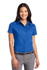 Port Authority Women's Short Sleeve Easy Care Shirt.  L508 1 of 3