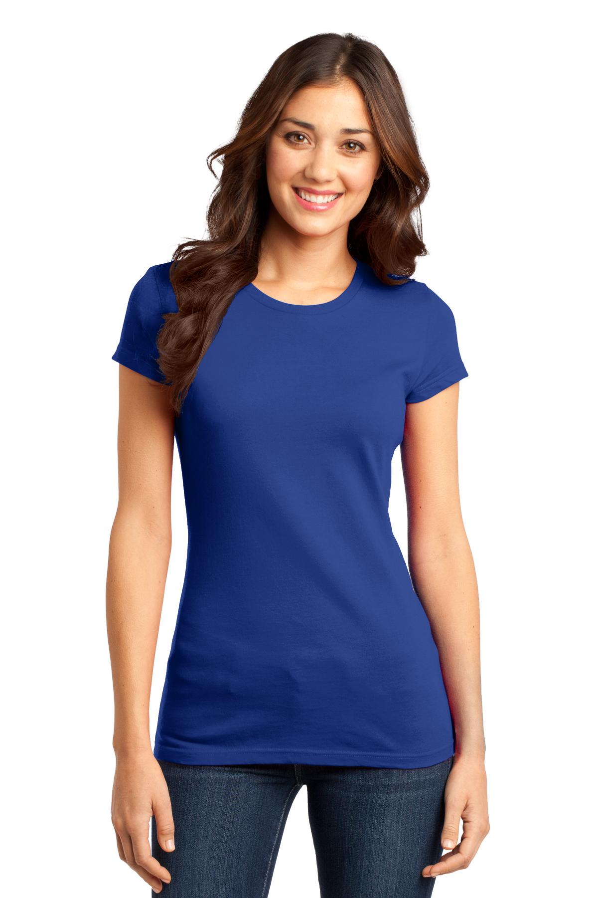 District Women's Fitted Very Important Tee. DT6001 2 of 3 District