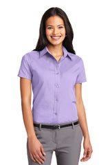 Port Authority Women's Short Sleeve Easy Care Shirt. L508 2 of 3 Womens Apparel Shirts & Tops