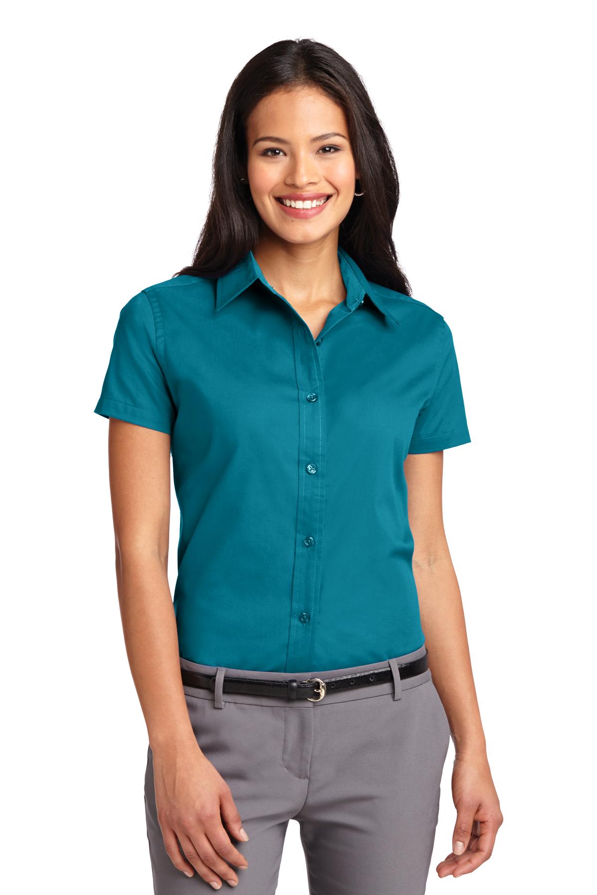 Port Authority Ladies Short Sleeve Easy Care  Shirt.  L508 3 of 3