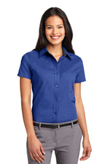 Port Authority Ladies Short Sleeve Easy Care  Shirt.  L508 3 of 3