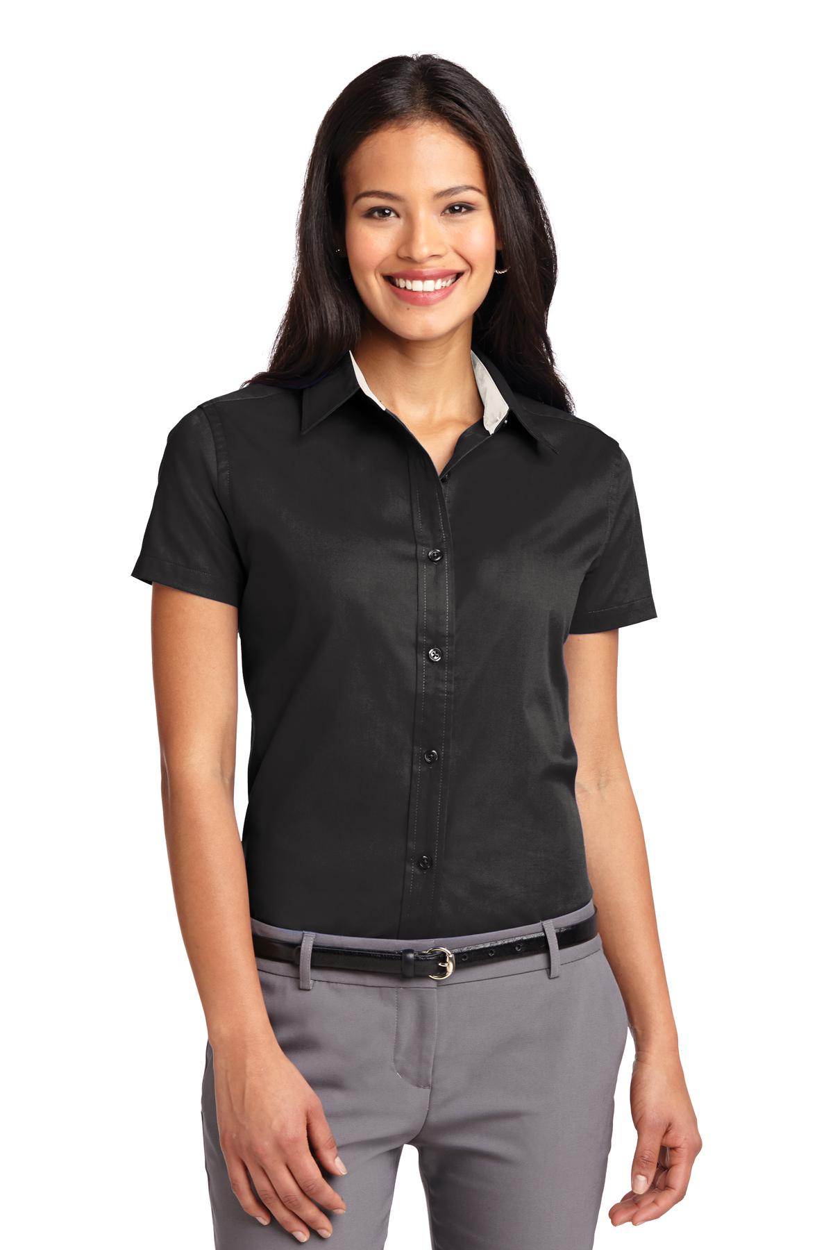 Port Authority Ladies Short Sleeve Easy Care  Shirt.  L508 3 of 3